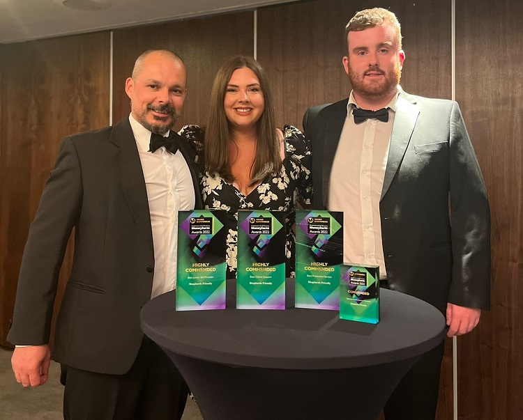 Shepherds Friendly team attends ILP Moneyfacts Awards 2022