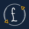 british pound in a rotating cycle showing growing funds