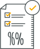 checklist icon showing 96% of claims paid