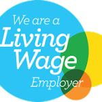 logo showing shepherds friendly are living wage employer