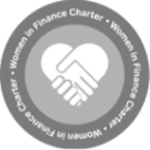 women in finance charter handshake logo