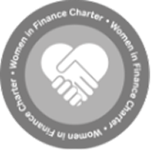 women in finance charter handshake logo
